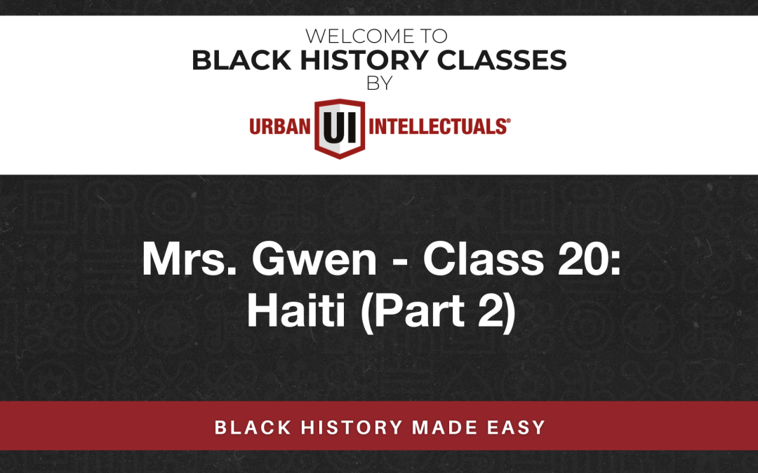 Class 20: Haiti (Part 2)