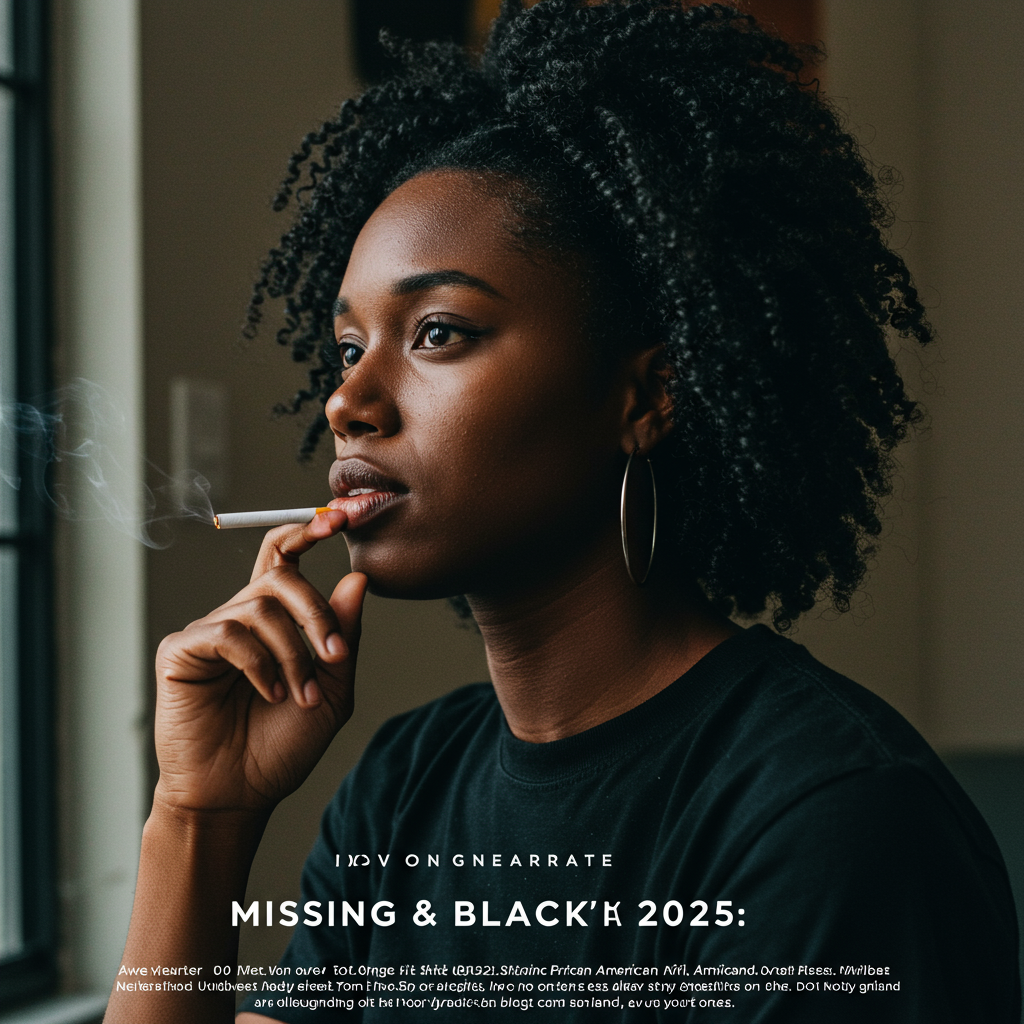 Missing & Black 2025 campaign digital illustration