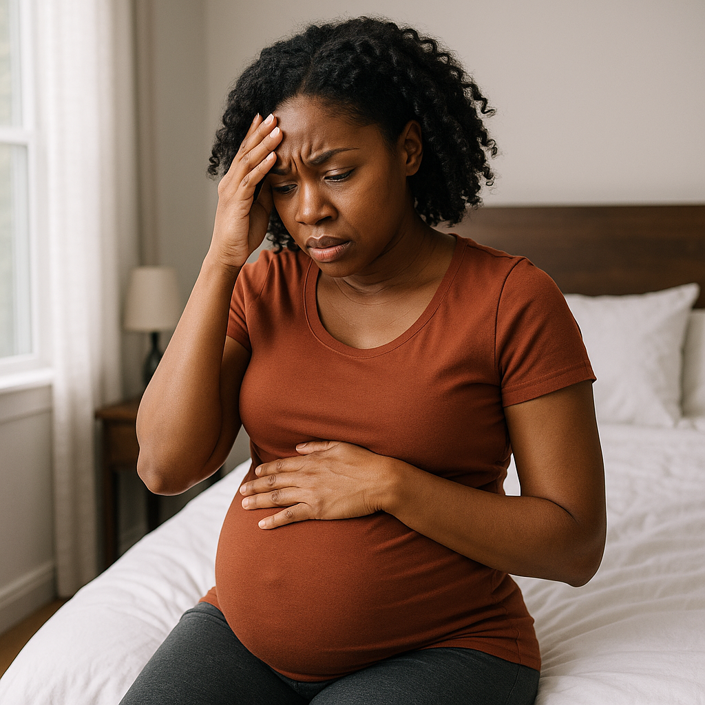 Black family facing economic challenges